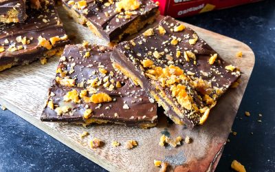 Cheez-It Peanut Butter Toffee Squares