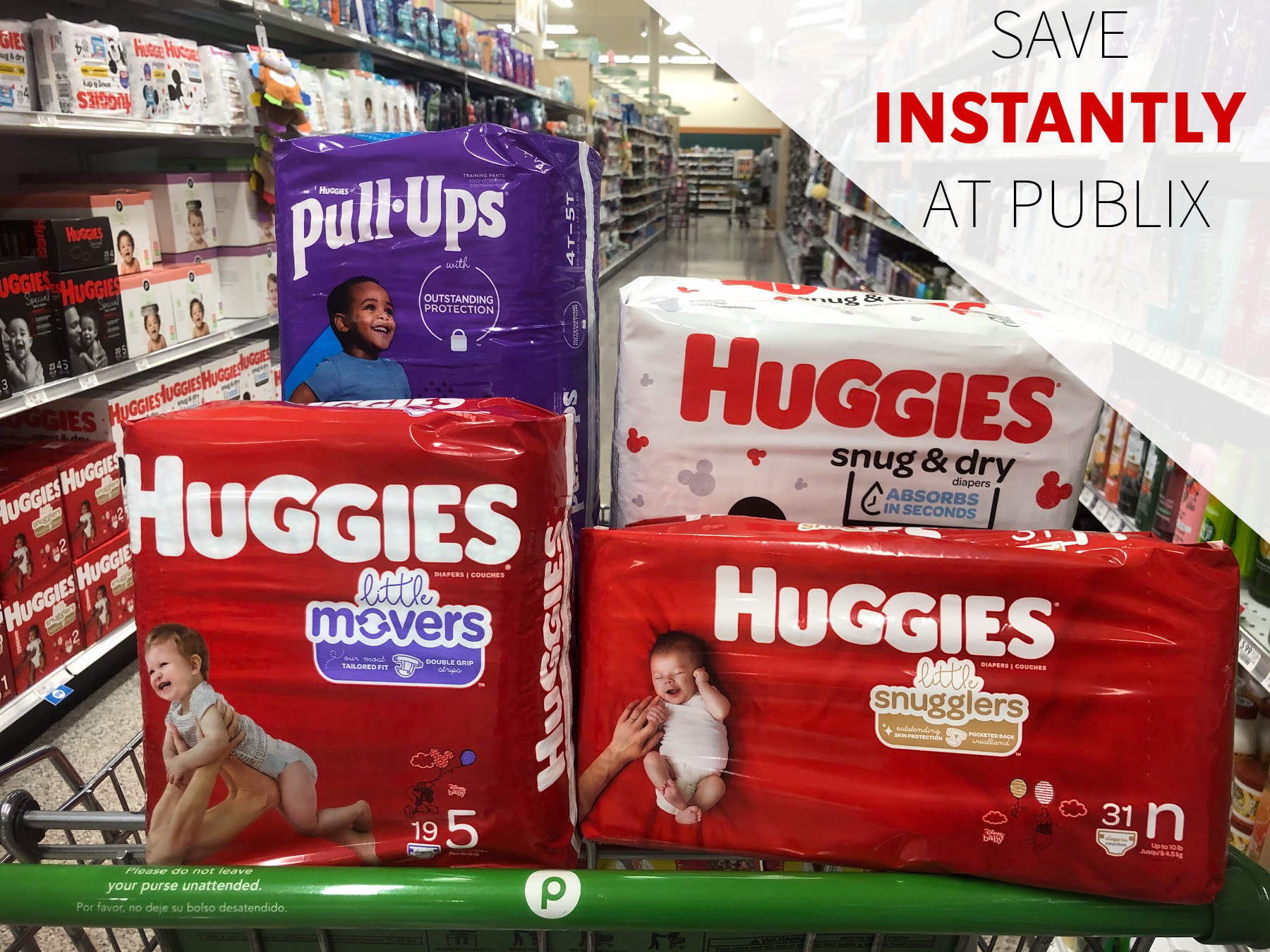 Get *INSTANT* Savings On Huggies Diapers & Pull-Ups This Week At Publix on I Heart Publix