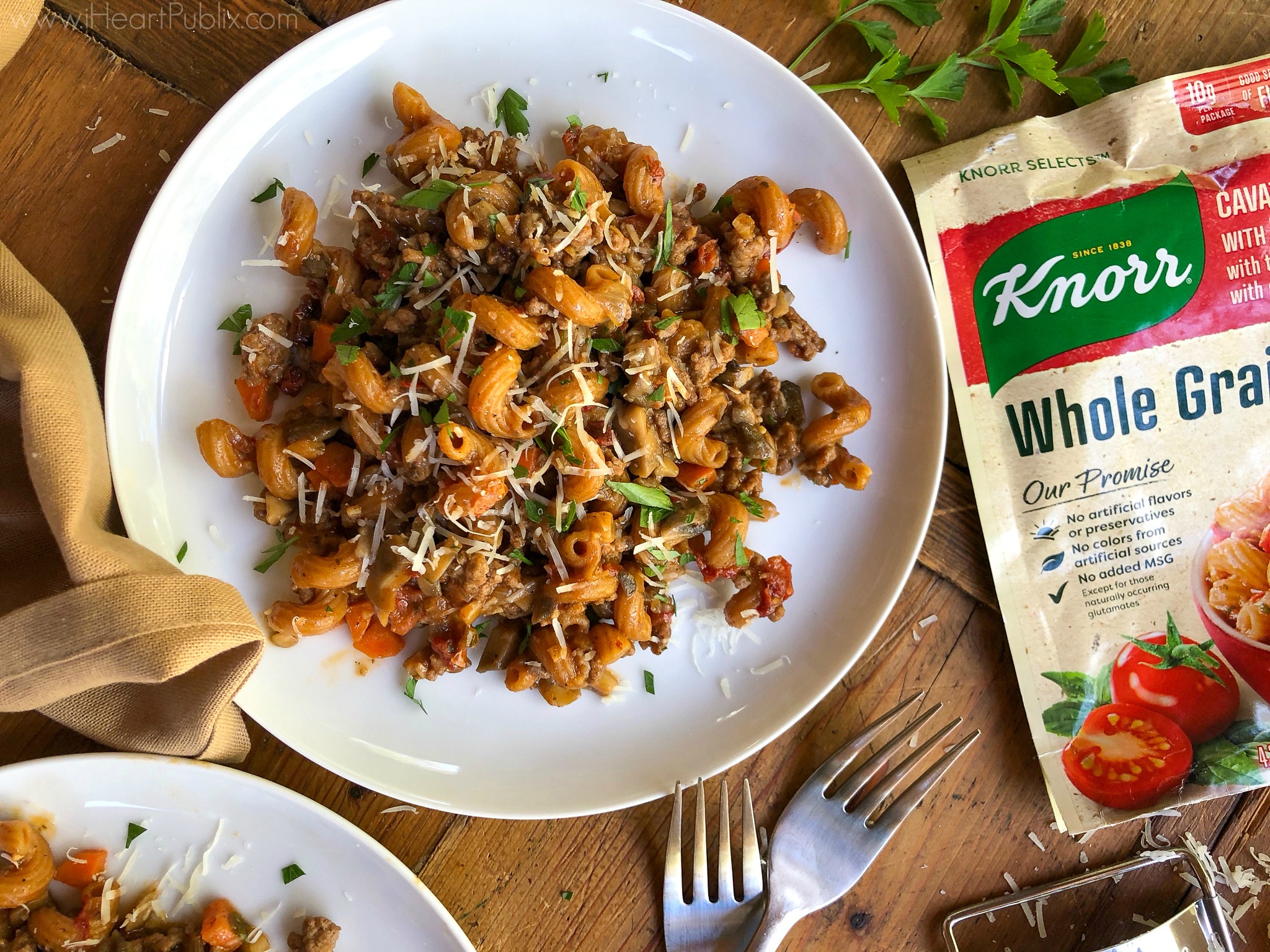 Knorr beef mushroom bolognese Auto Draft on I Heart Publix 842