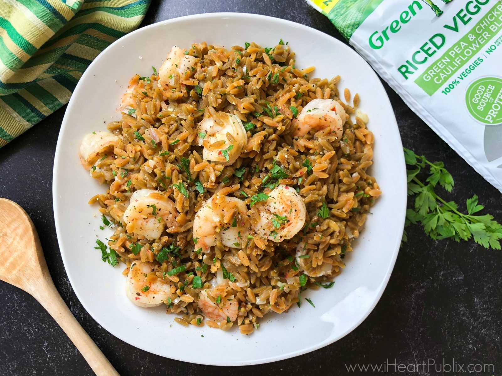 Shrimp Riced Veggies "Risotto" Recipe - Save Now On Green Giant Riced Veggies on I Heart Publix