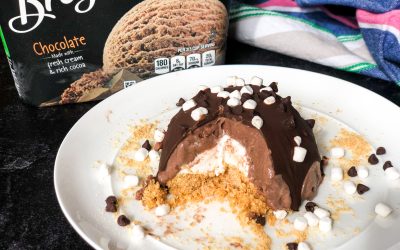 S’mores Ice Cream Bombe – Fancy Presentation But Easy Preparation! Grab Your Breyers Ice Cream While It’s BOGO At Publix