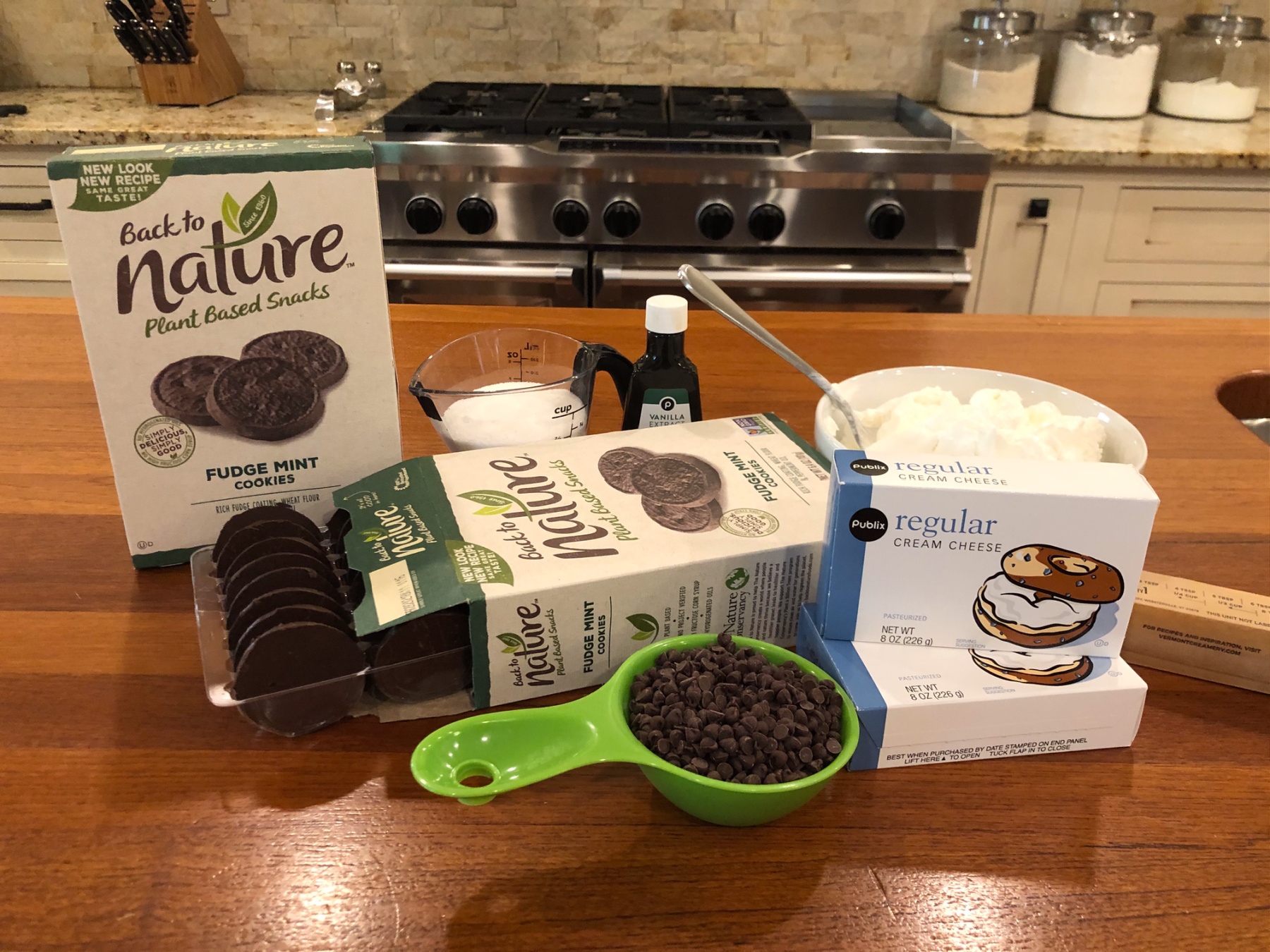 Try My Mint Chocolate Chip Cheesecake Squared & Get Savings On Back To Nature™ Snacks At Publix on I Heart Publix