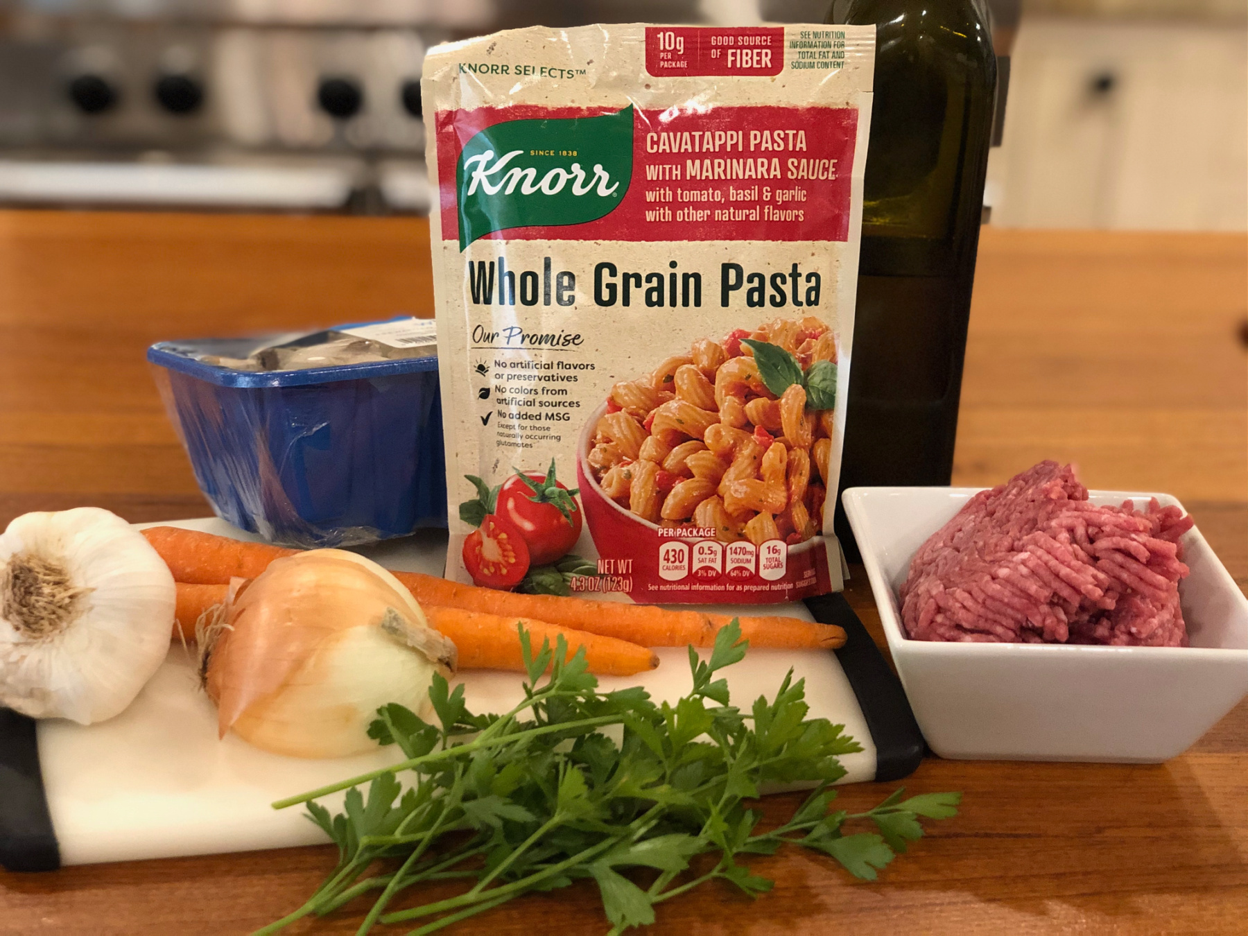 Knorr Beef Mushroom Bolognese - Family Favorite That's Ready In 30 Minutes! on I Heart Publix