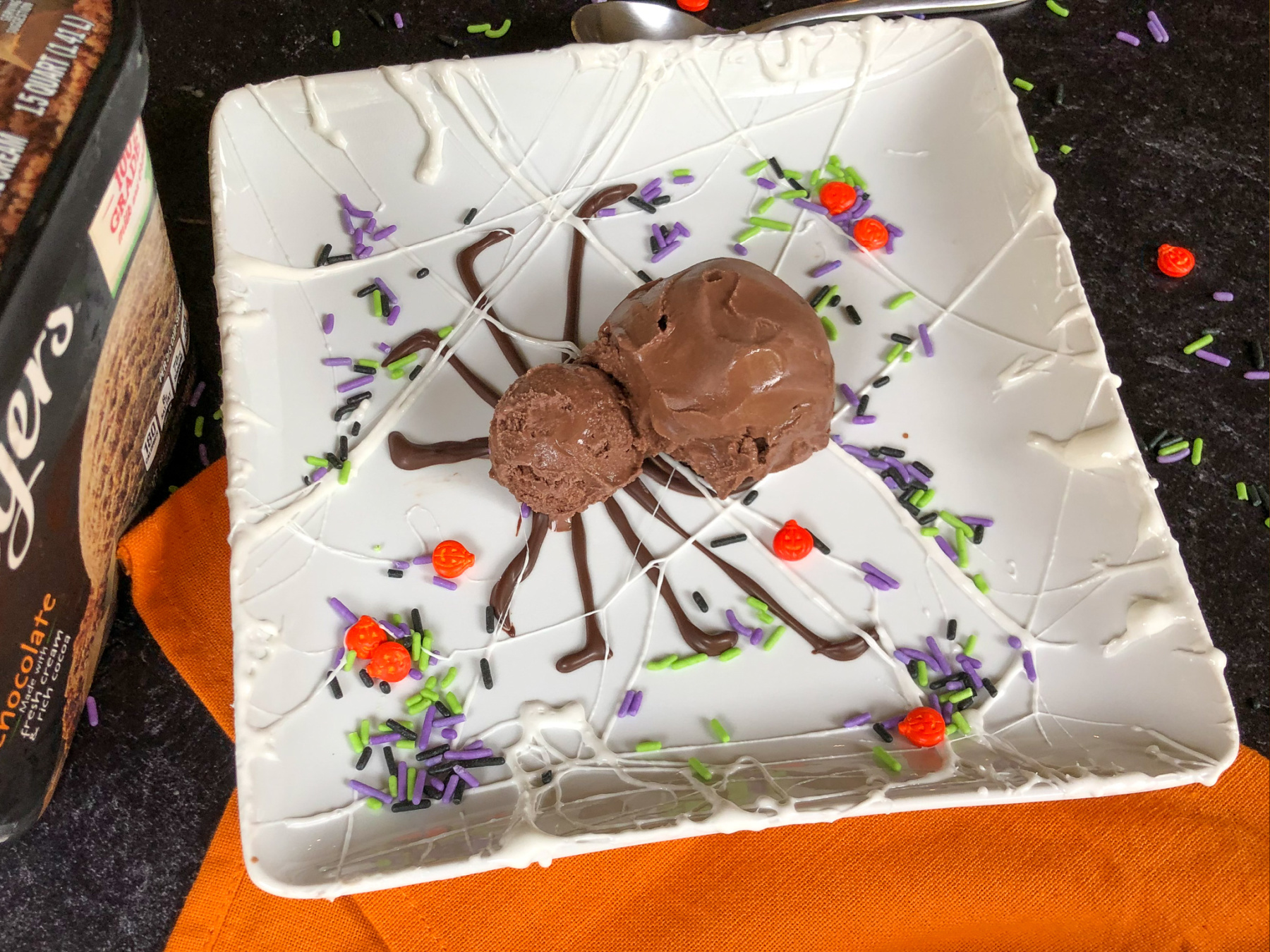 Serve Up A Fun Halloween Treat Using Breyers Ice Cream - On Sale BOGO At Publix! on I Heart Publix 3