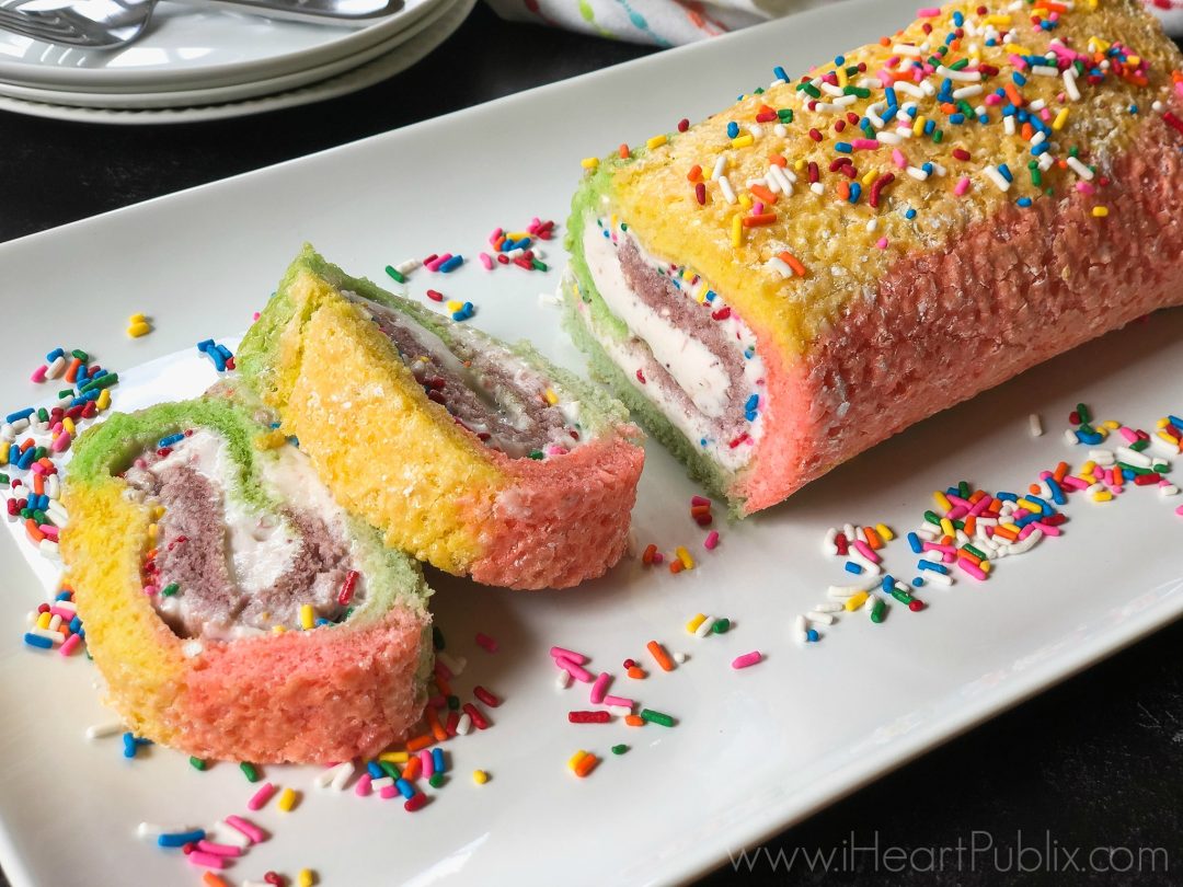 Grab Some BOGO Breyers Ice Cream And Try My Unicorn Ice Cream Cake Roll iHeartPublix