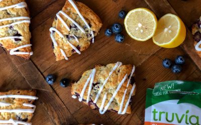 Try My Sugar-Free Blueberry Scones With Lemon Glaze & Get Big Savings On  Truvia® At Publix