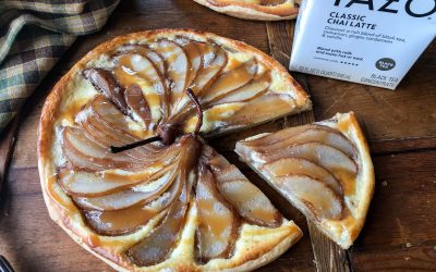 Pick Up A Fantastic Deal On TAZO At Publix & Use It To Try My Chai Poached Pear Tart