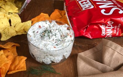 Try My Bacon Dill Dip With Your Favorite Cheez-It Snap’d – Great Holiday Appetizer!