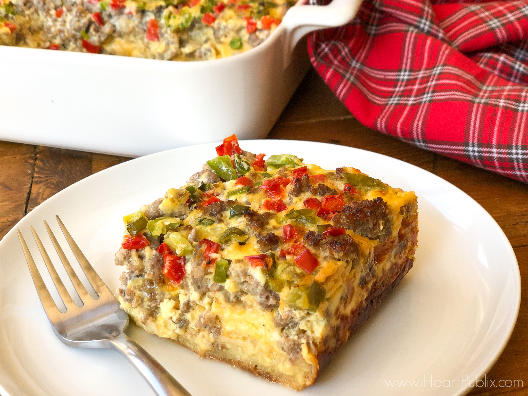 Christmas Breakfast Casserole on I Heart Publix 1