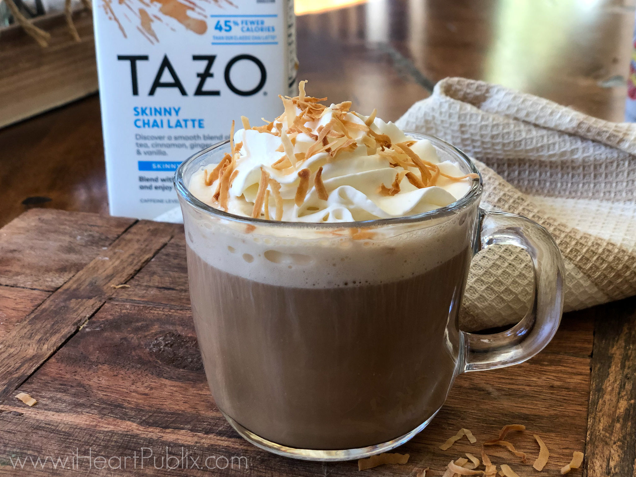 Try This Easy Coconut Chia Latte & Don't Miss Fantastic Savings On TAZO Products At Publix on I Heart Publix