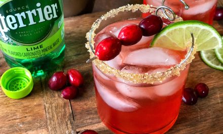 Try This Cranberry Lime Sparkle At Your Holiday Celebration – Look For PERRIER® On Sale Now At Publix