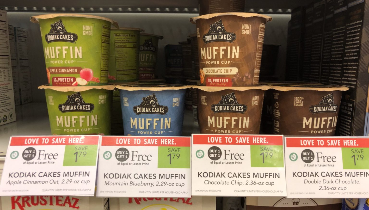 Kodiak Cakes Muffin Cups Just 40¢ At Publix