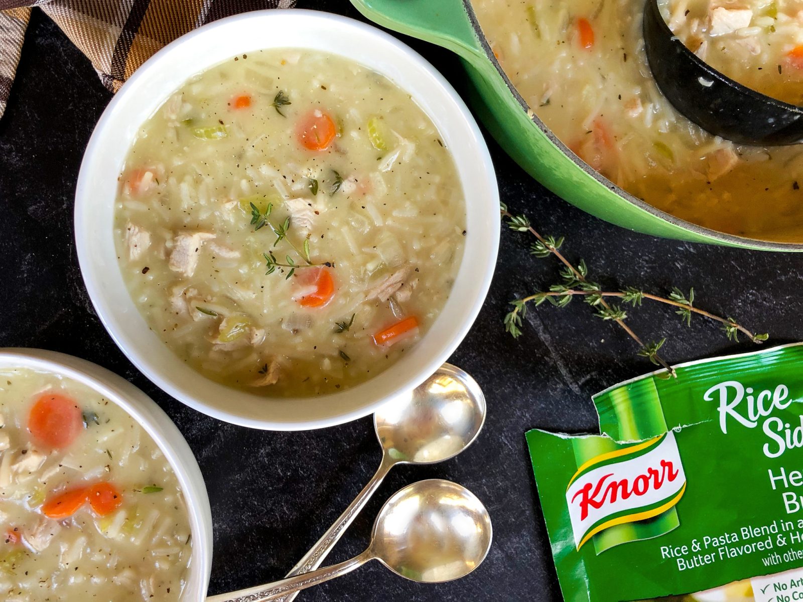 Grab Some Knorr Rice Mixes To Have Handy For My Leftover Turkey And Rice Soup – The Perfect After-Holiday Meal!