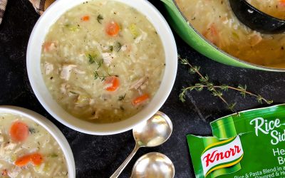 Grab Some Knorr Rice Mixes To Have Handy For My Leftover Turkey And Rice Soup – The Perfect After-Holiday Meal!