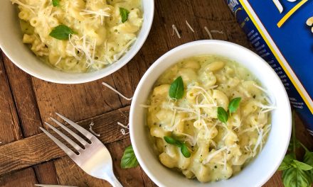Pesto Chicken Mac and Cheese – Perfect Recipe For The Upcoming Ronzoni BOGO Sale