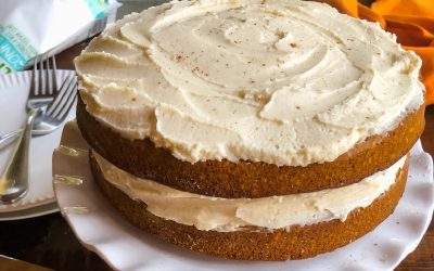 Save On Truvia® Sweet Complete™ and Truvia® Confectioners Sweetener At Publix & Try My Pumpkin Coffee Cake With Cinnamon Cream Cheese Frosting