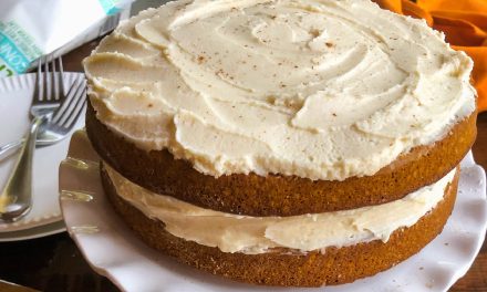 Save On Truvia® Sweet Complete™ and Truvia® Confectioners Sweetener At Publix & Try My Pumpkin Coffee Cake With Cinnamon Cream Cheese Frosting