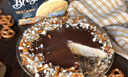Salted Caramel Ice Cream Pie with Pretzel Crust – Great Recipe To Go With The Breyers BOGO Sale