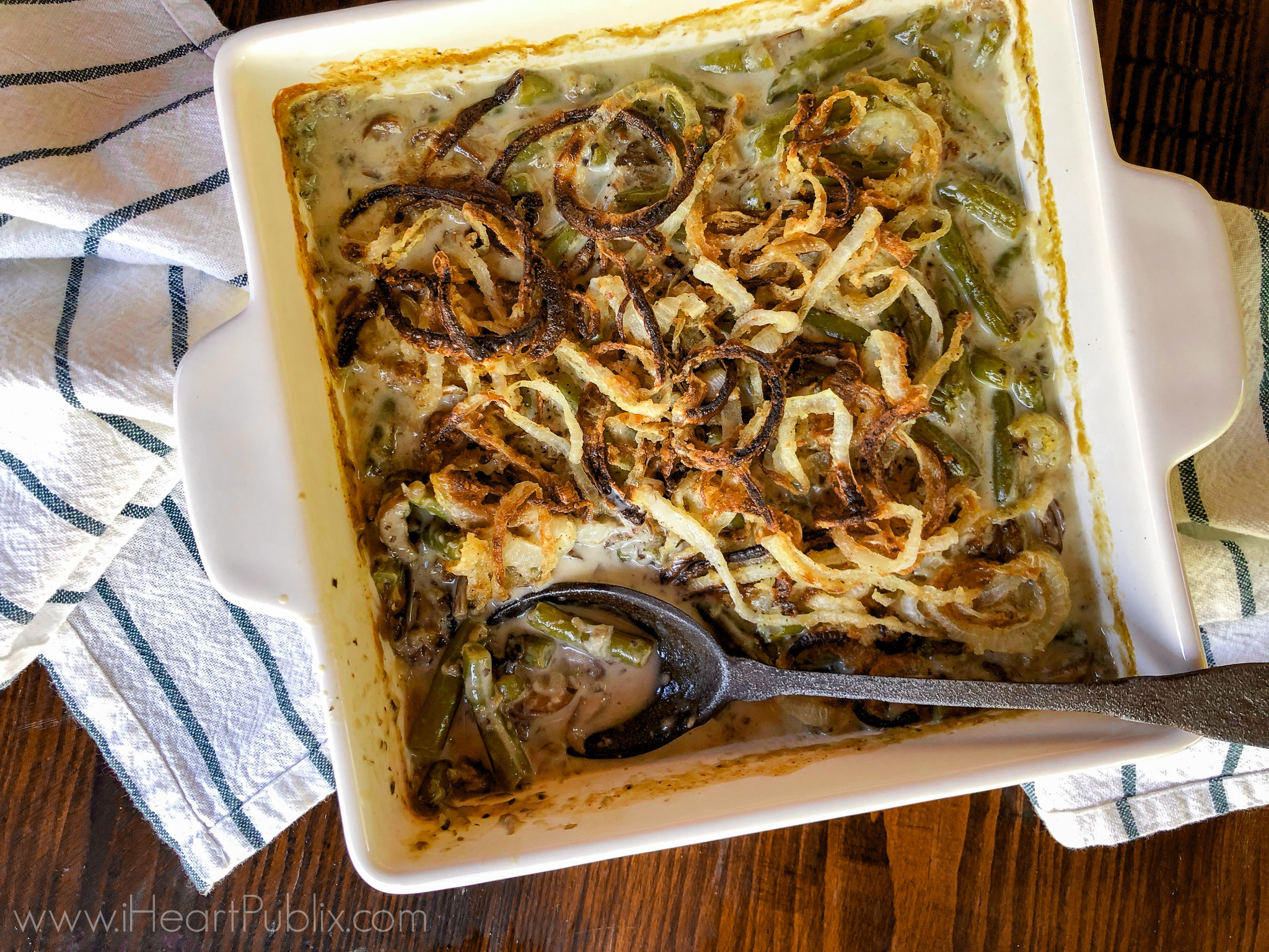 Scratch-Made Green Bean Casserole Try My Scratch-Made Green Bean Casserole & Save On Green Giant Vegetables At Publix on I Heart Publix