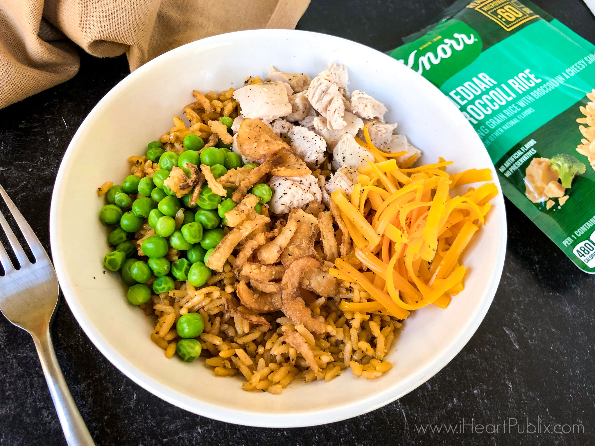 Thanksgiving Leftovers Rice Bowl on I Heart Publix