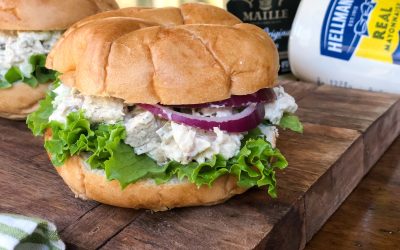Jalapeño Turkey Salad Sandwiches – Enjoy Those Holiday Leftover With Big Savings On Hellmann’s & Maille
