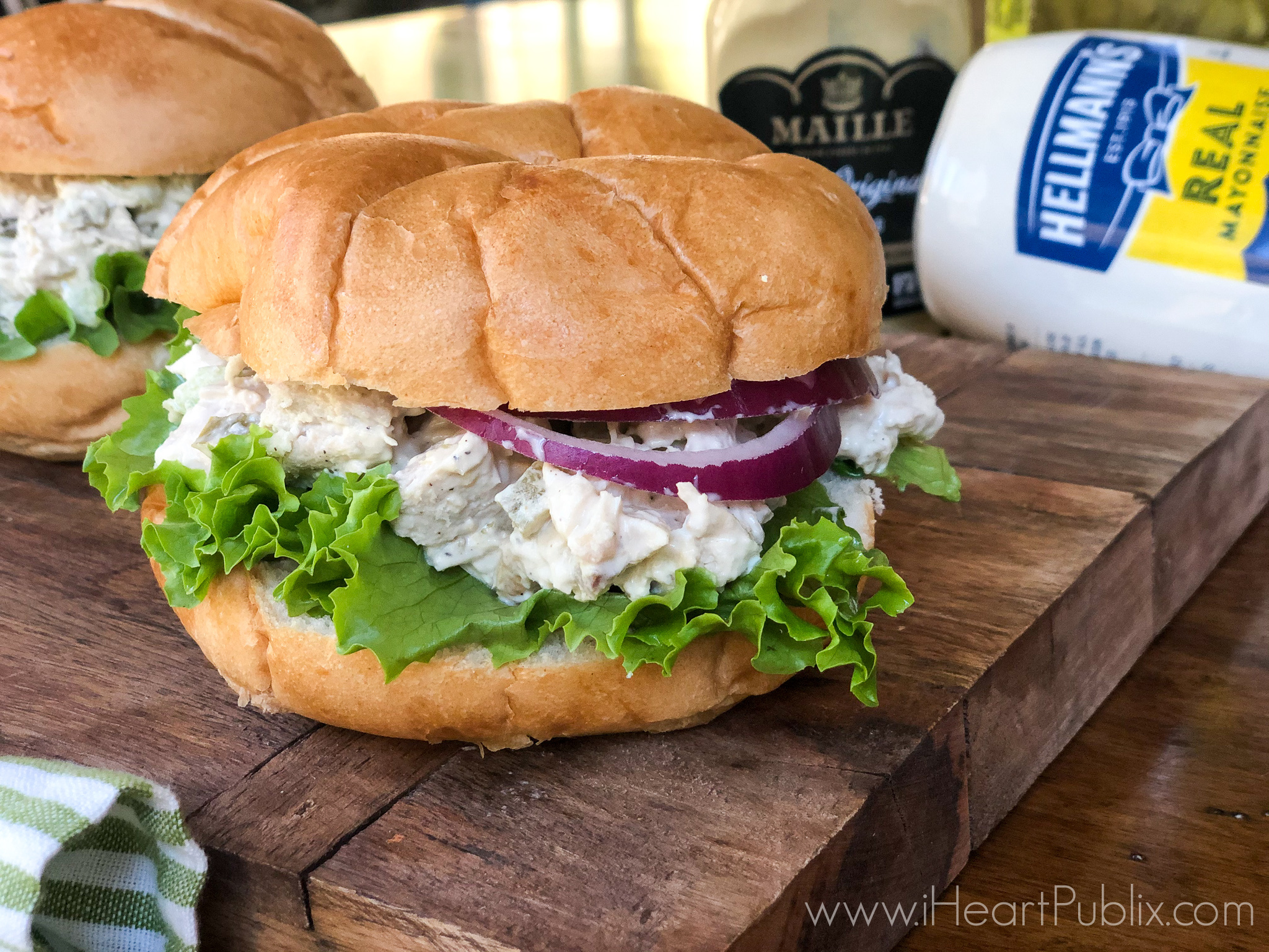 Turkey Salad Sandwich Jalapeño Turkey Salad Sandwiches - Get Ready To Enjoy Those Holiday Leftover With Big Savings On Hellmann’s & Maille on I Heart Publix 1