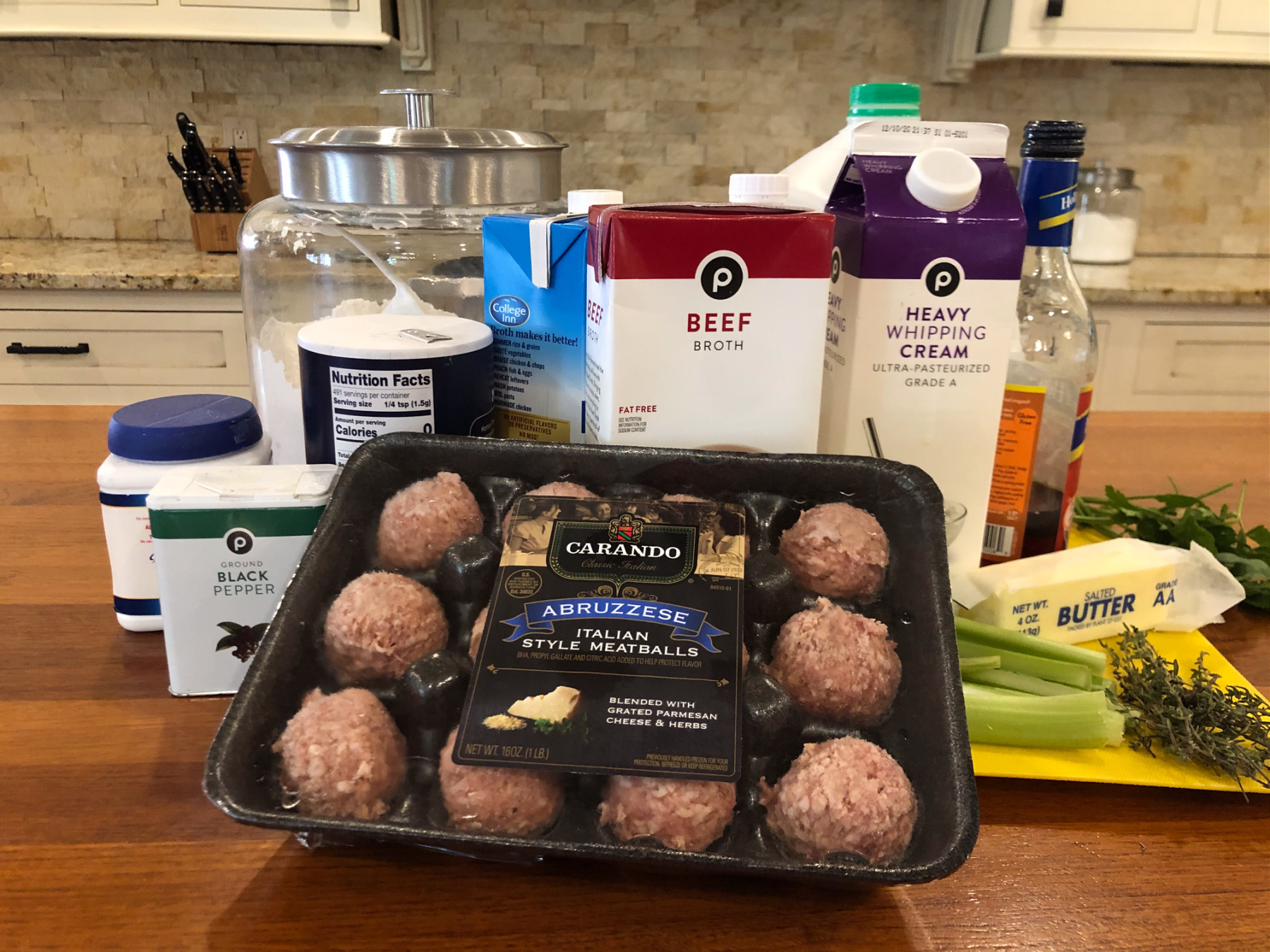 Meatball & Dumpling Soup on I Heart Publix