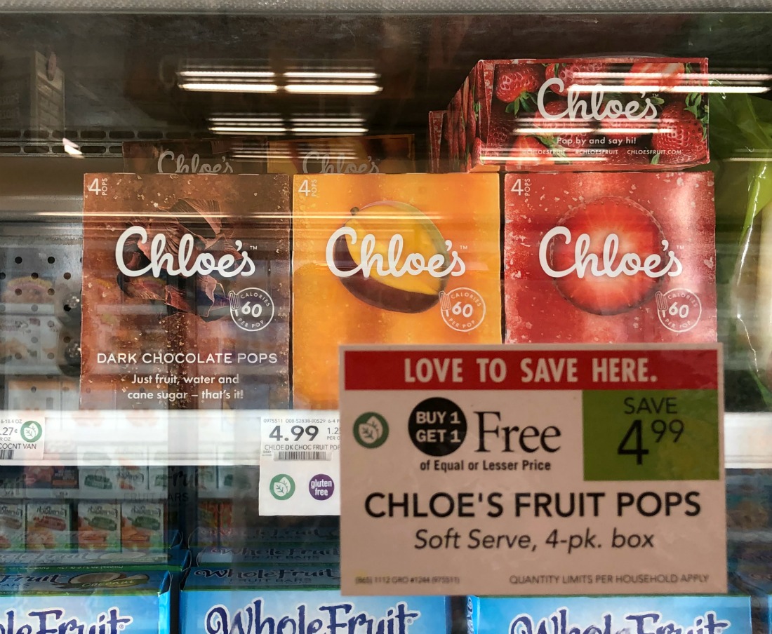 Chloe's Fruit Pops Just $1 At Publix on I Heart Publix