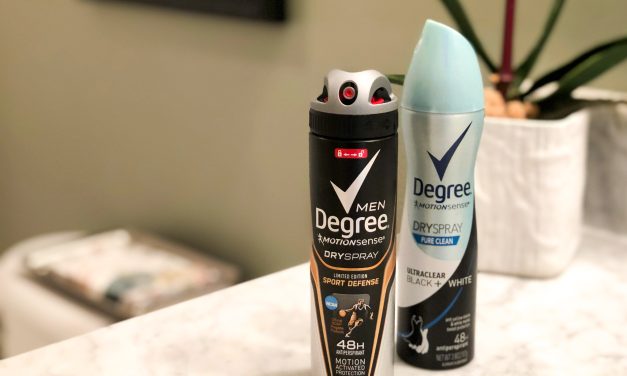 Degree Dry Spray As Low As $1.60 At Publix (Regular Price $7.19)