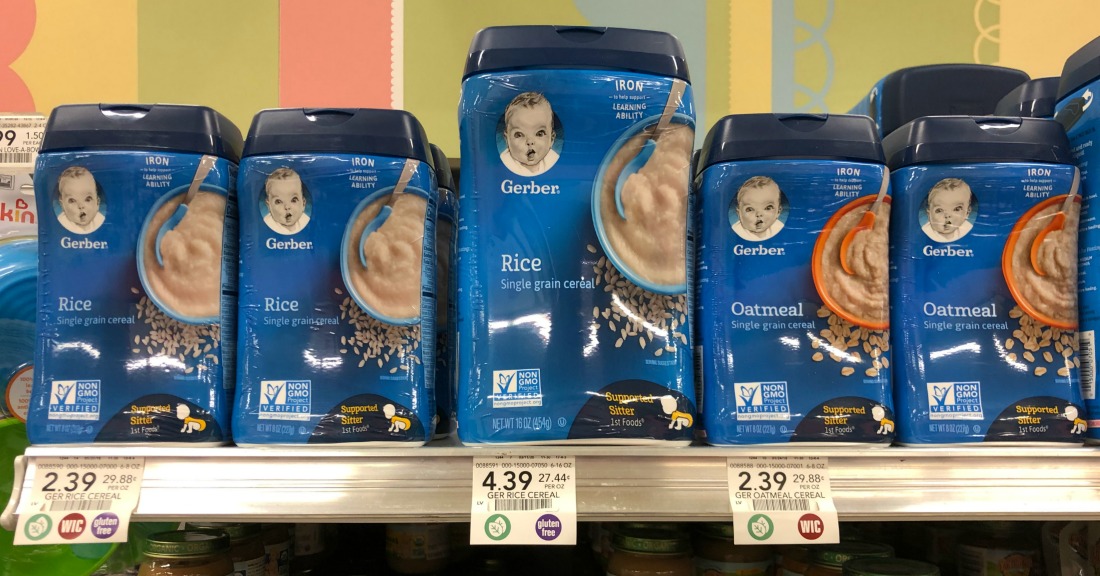 Gerber Cereal As Low As 89¢ At Publix