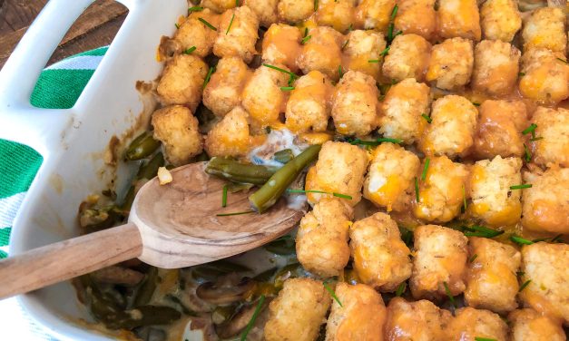 Green Bean Tater Tot Casserole – Kid Friendly Holiday Side That’s Sure To Please!