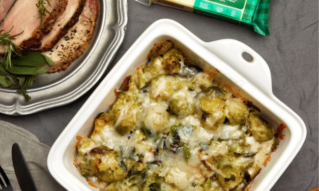 Grab Big Savings For Your Holiday Meal – Try This Recipe from Cabot for Smashed Brussel Sprouts With Cheese