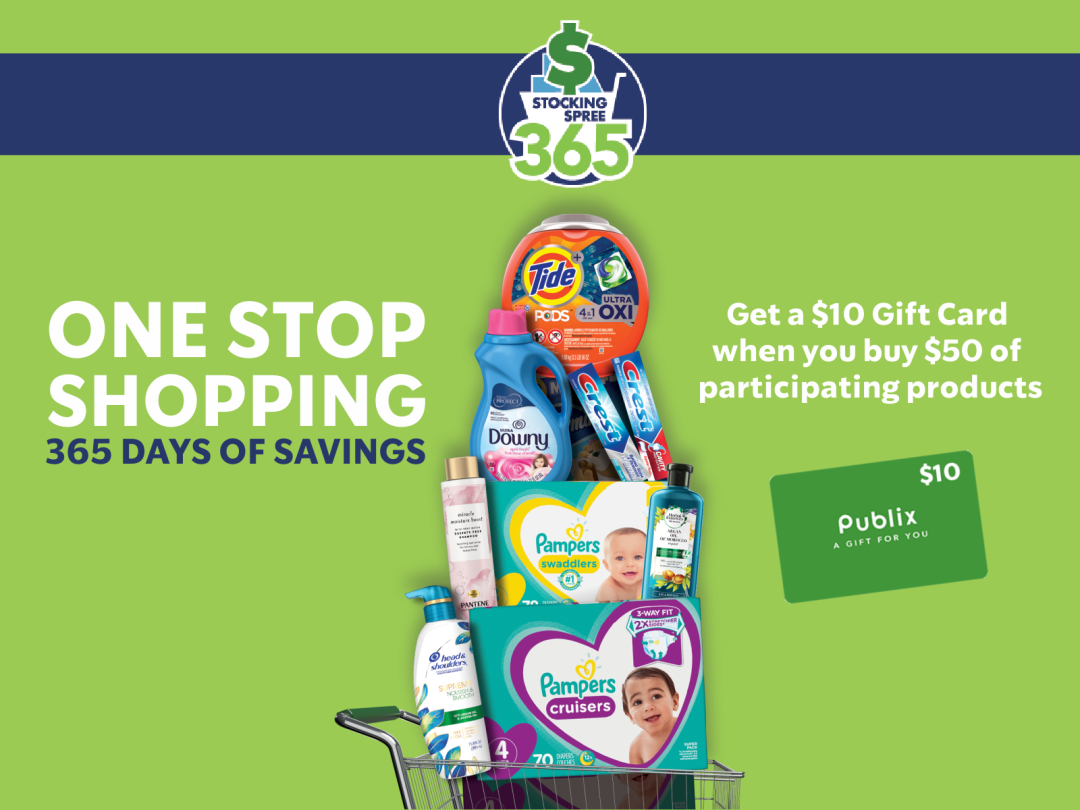 Last Chance To Earn Up To $120 In Publix Gift Cards With The Stocking ...