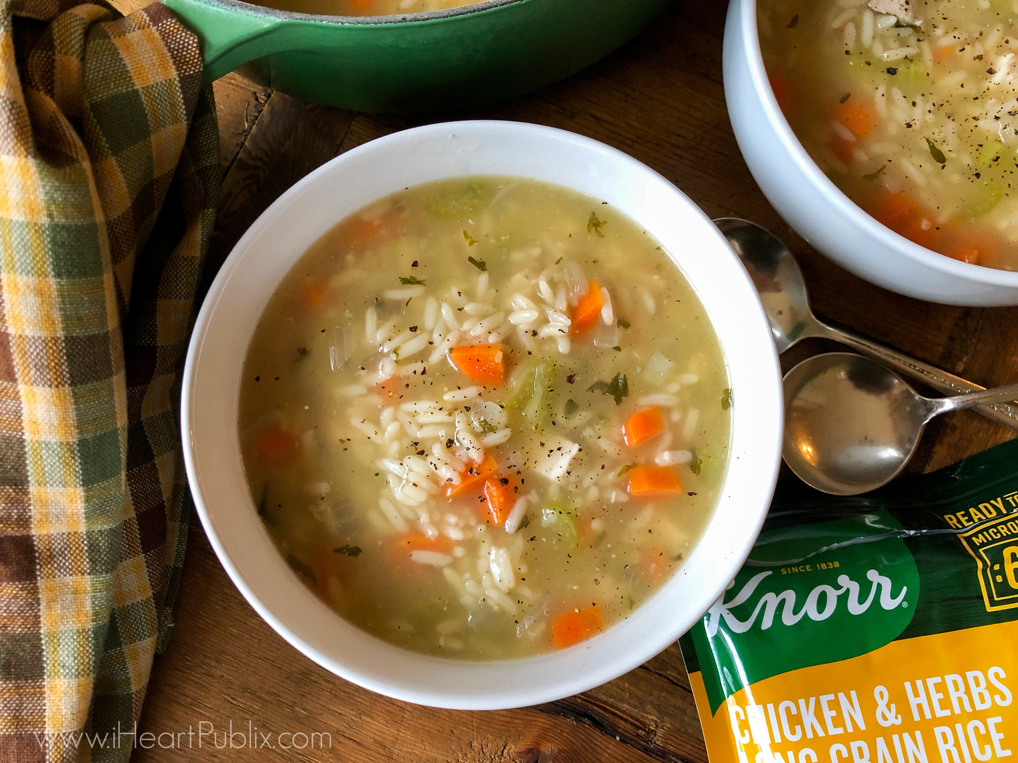 Easy Chicken And Rice Soup on I Heart Publix