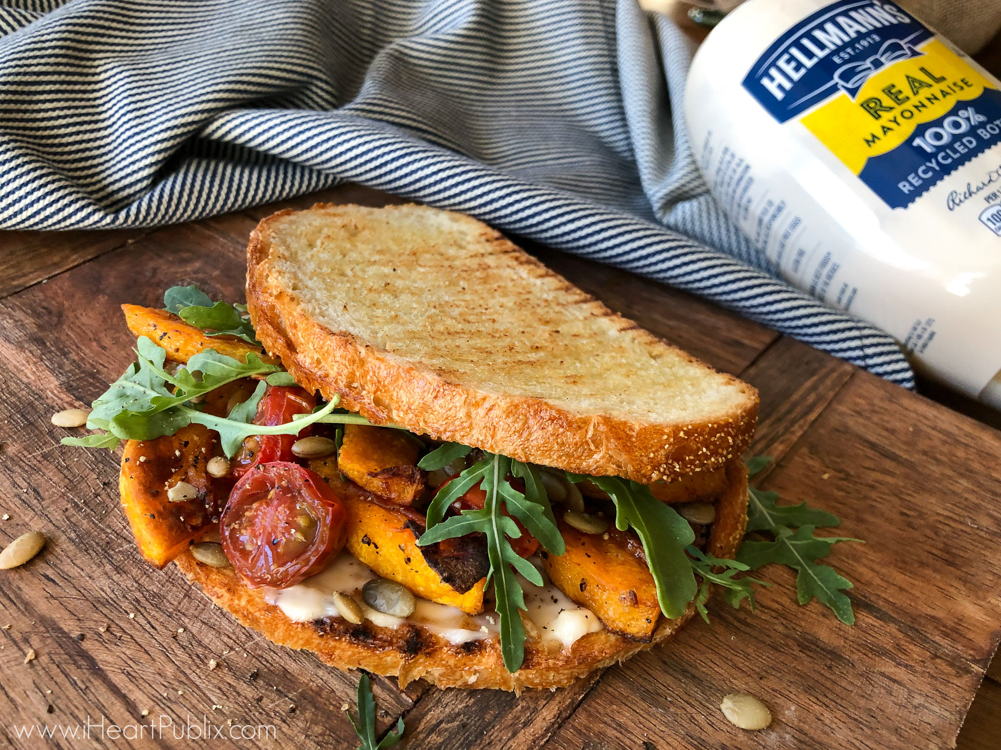 RUSTIC ROASTED PUMPKIN SANDWICH This Rustic Roasted Pumpkin Sandwich Is The Better-For-You Meal That You'll Love on I Heart Publix
