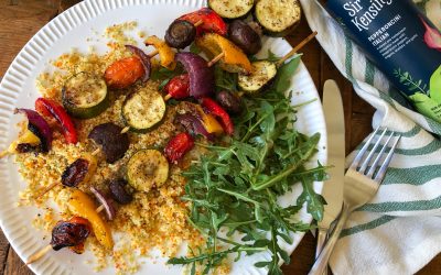 Roasted Vegetable Skewers – Maintain Your New Year’s Goals With This Better-For-You Recipe That Tastes Amazing!