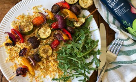 Roasted Vegetable Skewers – Maintain Your New Year’s Goals With This Better-For-You Recipe That Tastes Amazing!