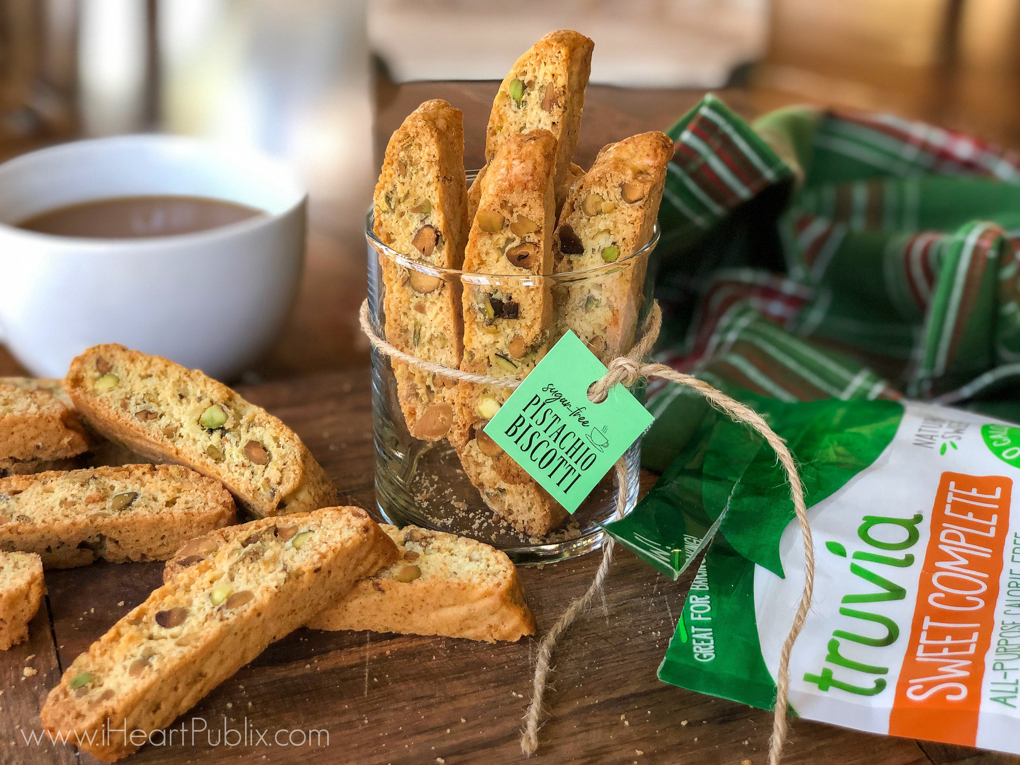 Sugar Free Pistachio Biscotti-2 Sugar-Free Pistachio Biscotti Made With Truvia® Sweet Complete™ All-Purpose Sweetener - Grab Big Savings At Publix on I Heart Publix