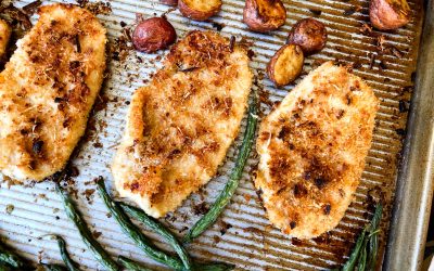 Sheet Pan Crispy Parmesan Chicken & Onion Potatoes – Get Everything You Need At Publix & Save!