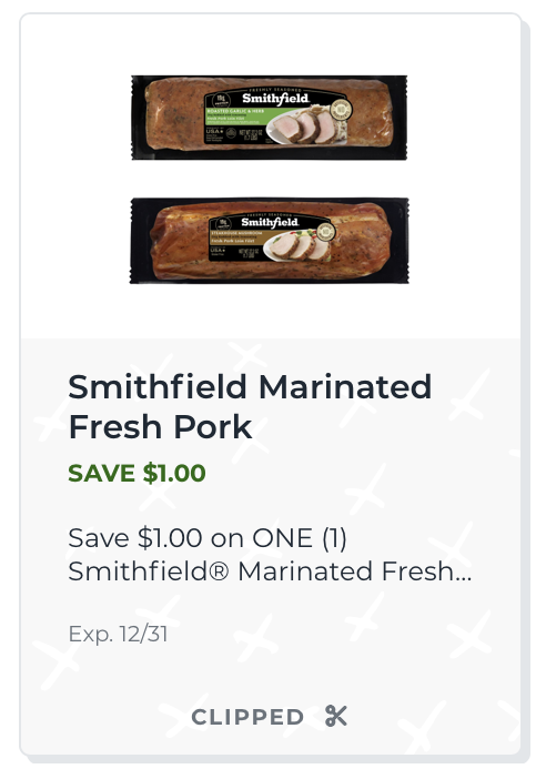 Don't Miss Out On BOGO Smithfield Marinated Pork Tenderloin - Available Now At Publix on I Heart Publix 1