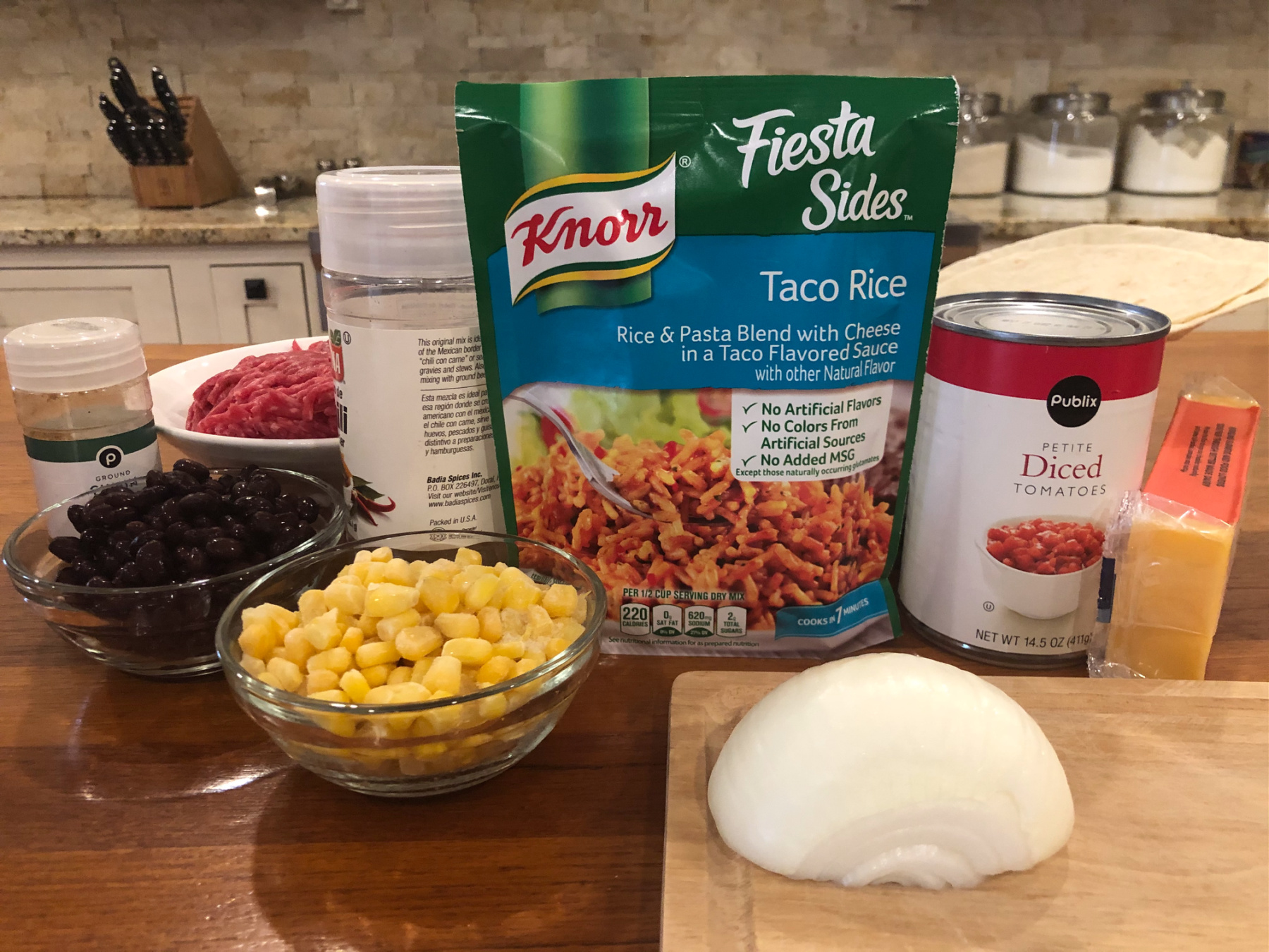 Beefy Taco Pie on I Heart Publix