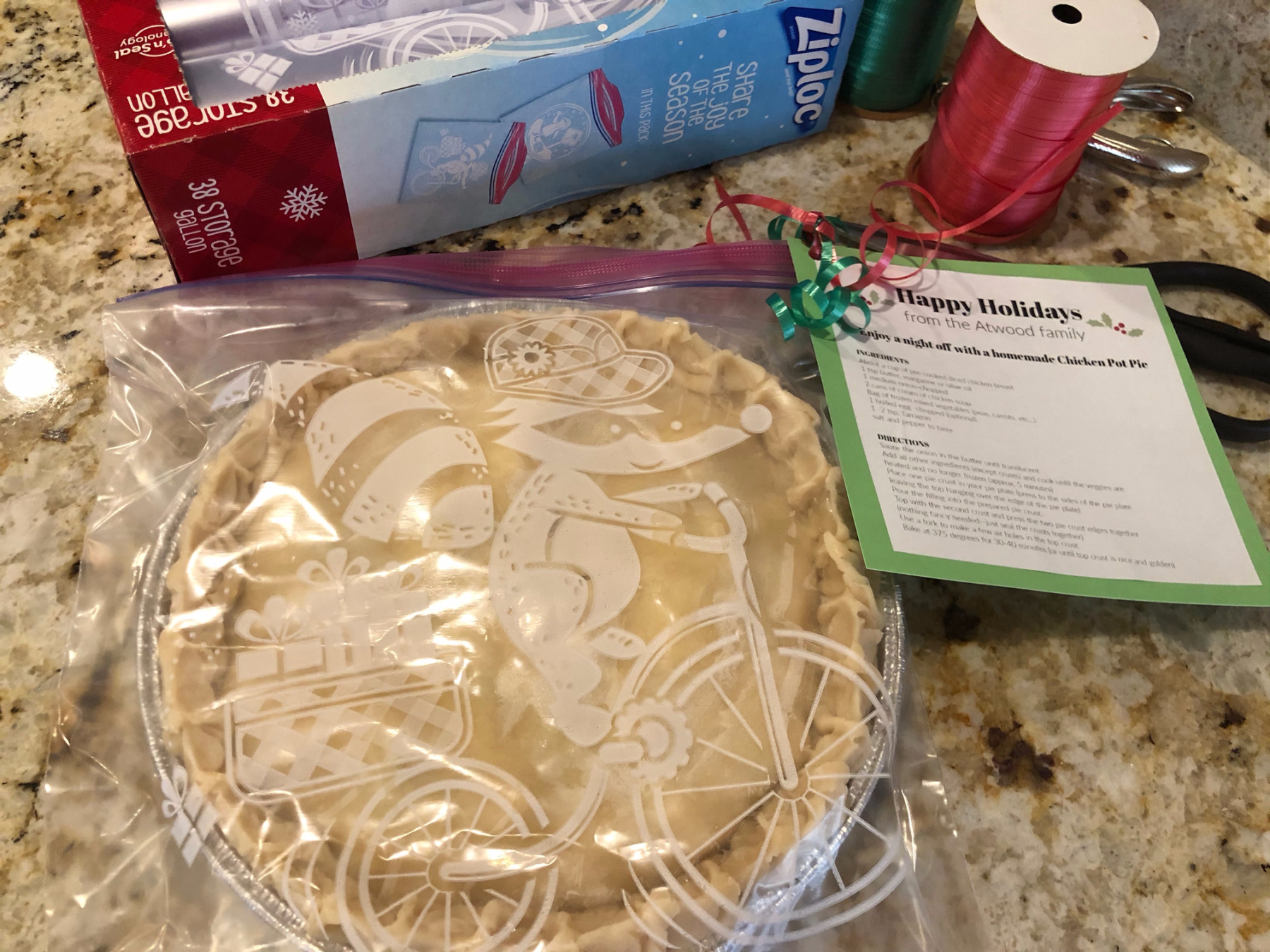 ziploc pot pie Spread Holiday Cheer With Festive Ziploc® Brand Holiday Bags - Available For A Limited Time At Publix on I Heart Publix
