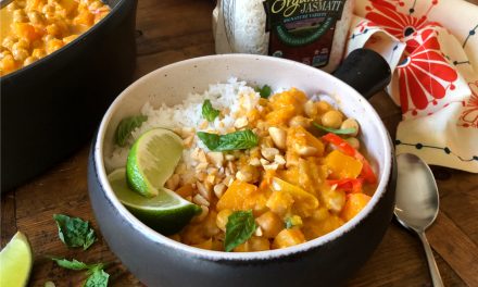 Easy Butternut & Chickpea Curry Over RiceSelect Organic Jasmati Rice