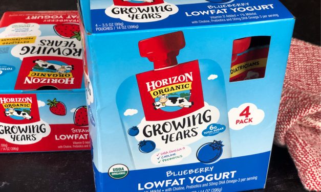 Look For Two Varieties Of Horizon Growing Years Yogurt At Publix