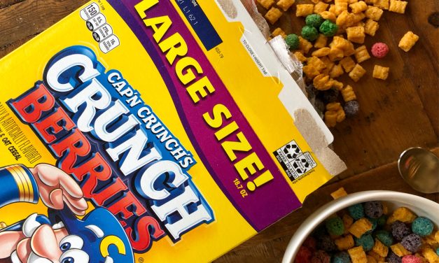 Quaker Oatmeal Squares Just $2 At Publix – Plus Cheap Cap’N Crunch & Life Cereal