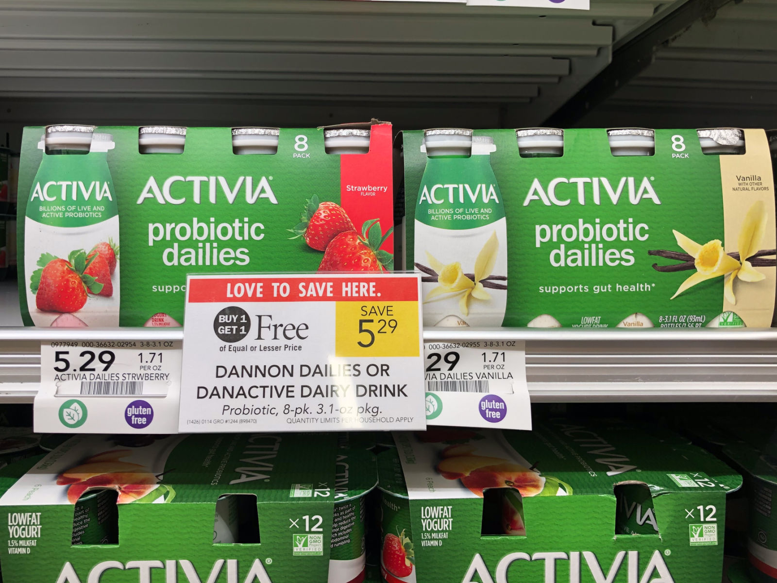 Dannon Activia Probiotic Dailies 8-Pack Only 65¢ At Publix (8¢ Per Serving) on I Heart Publix 1
