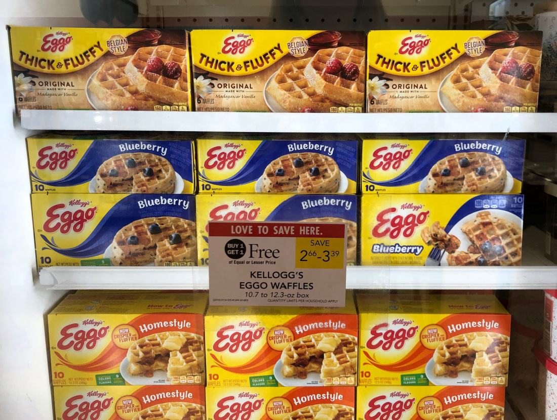 Kellogg’s Eggo Waffles As Low As 83¢ Per Box This Week At Publix