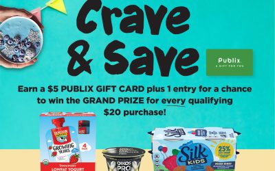 Last Week To Earn Publix Gift Cards With The Crave & Save Program – Shop Through 4/15!