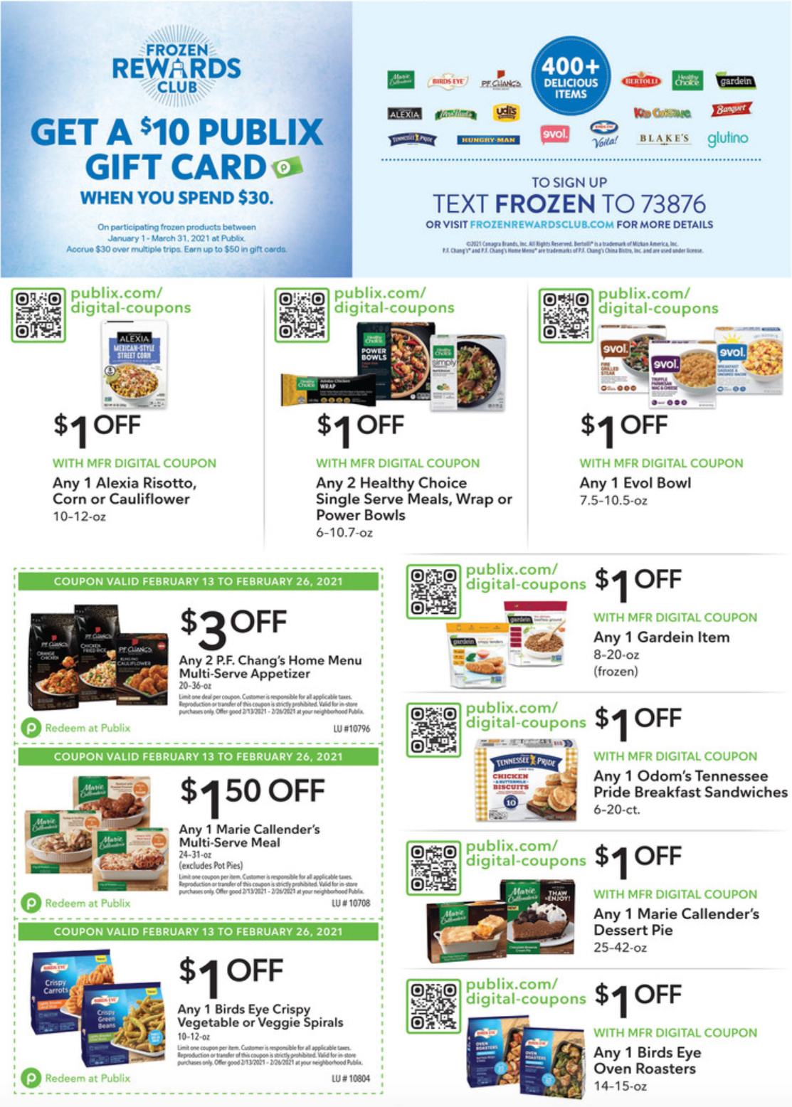 Save Up To 13 AND Earn Gift Cards With The Frozen Rewards Club At