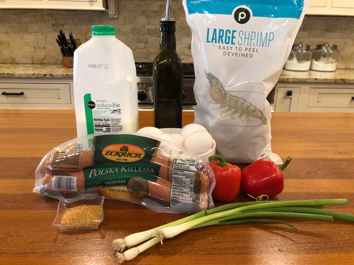 Sausage & Shrimp Frittata - Super Simple Weeknight Recipe Made With Eckrich Sausage on I Heart Publix 3